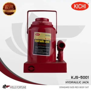 KICHI HYDRAULIC BOTTLE JACK 50 TONS HEAVY DUTY RED BODY