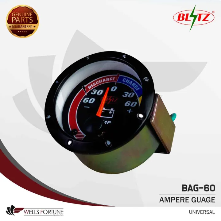 BLITZ AMPERE GAUGE UNIVERSAL BAG-60