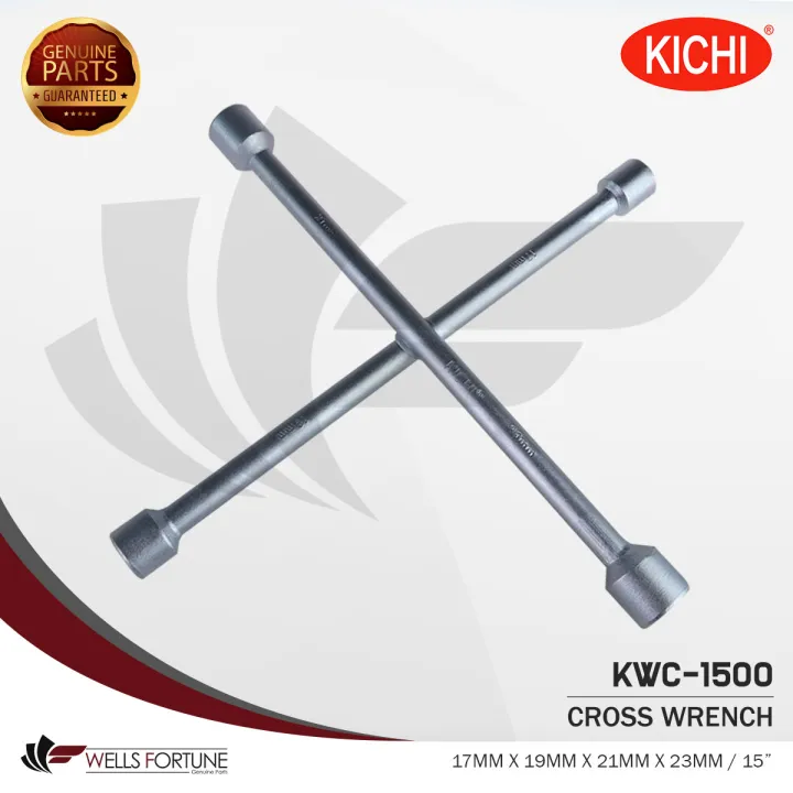 KICHI CROSS WRENCH 15″ 17MM X 19MM X 21MM X 23MM (1PC)