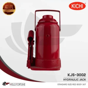 KICHI HYDRAULIC JACK FLOOR JACK BOTTLE JACK STANDARD SIZE RED BODY 30 TONS