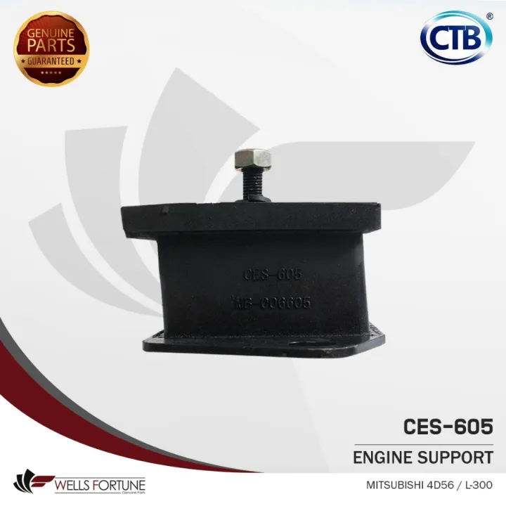 MITSUBISHI 4D56 / L-300 MB-006605 FRONT RIGHT OR LEFT CTB ENGINE SUPPORT WFC CES-605 (1PC)