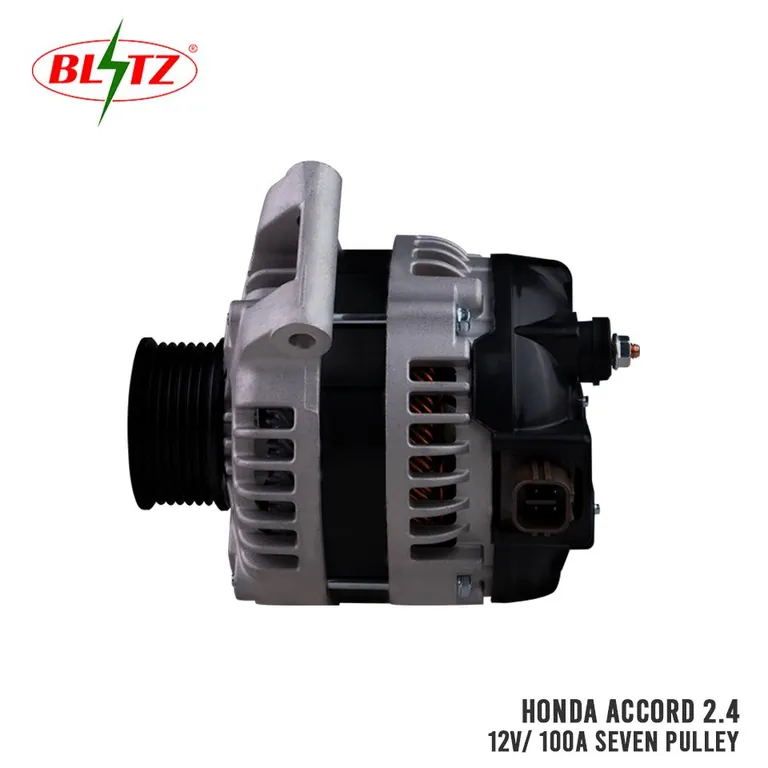 HONDA ACCORD 2.4 HONDA CRV ALTERNATOR ASSEMBLY 12V / 100A SEVEN PULLEY BLITZ