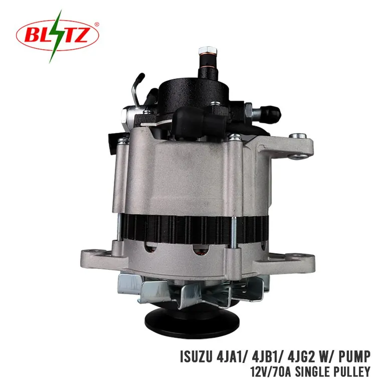ISUZU CROSSWIND 4JA1 4JB1 4JG2  ALTERNATOR ASSEMBLY WITH PUMP 12V / 70A SINGLE PULLEY BLITZ