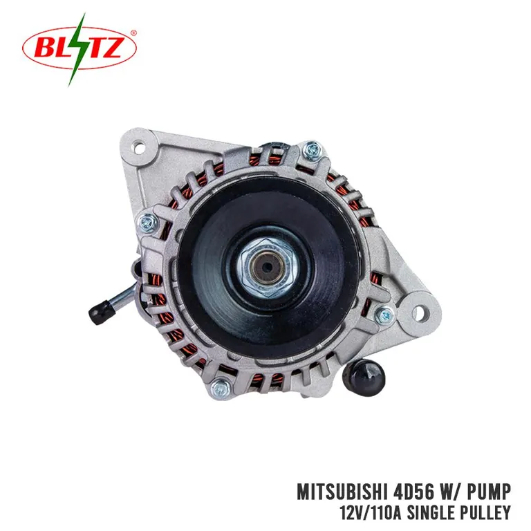 MITSUBISHI 4D56 L300 ALTERNATOR ASSEMBLY WITH PUMP 12V / 110A SINGLE PULLEY BLITZ