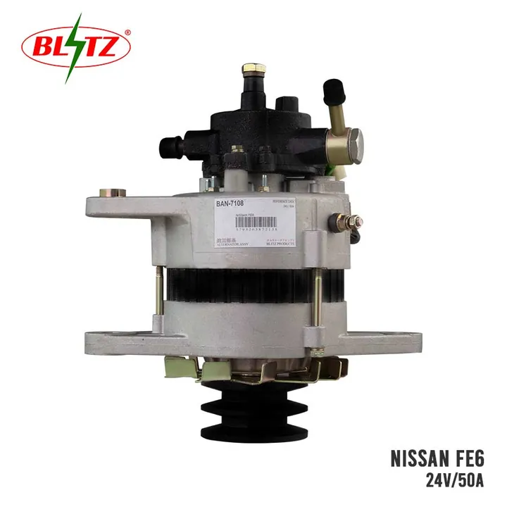 NISSAN FE6 ALTERNATOR ASSEMBLY 24V / 50A BLITZ