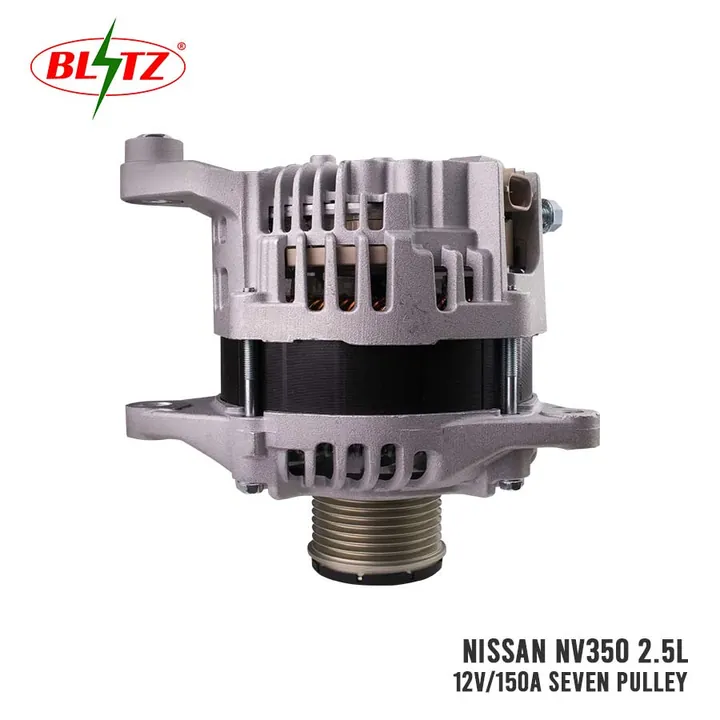 NISSAN URVAN NV350 2.5L ALTERNATOR ASSEMBLY 12V / 150A SEVEN PULLEY BLITZ