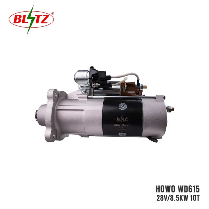 HOWO WD615 STARTER ASSEMBLY 28V 8.5KW (10 TEETH) BLITZ