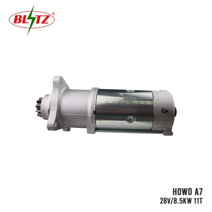 HOWO A7 STARTER ASSEMBLY 28V 8.5KW (11 TEETH) BLITZ