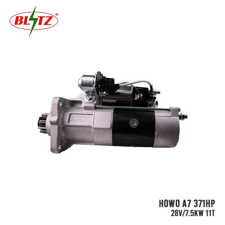HOWO A7 371HP STARTER ASSEMBLY 28V 7.5KW (11 TEETH) BLITZ