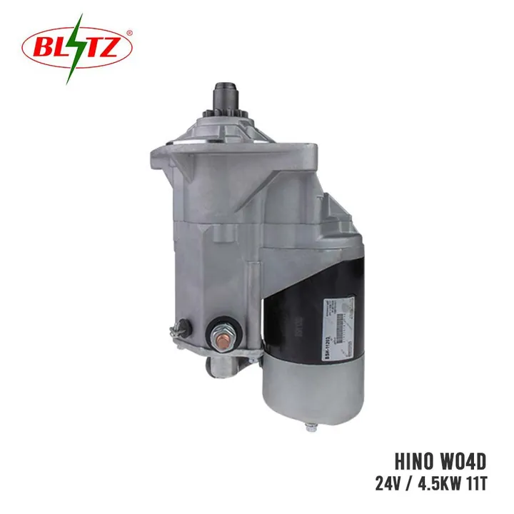 HINO W04D STARTER ASSEMBLY 24V 4.5KW (11 TEETH) BLITZ