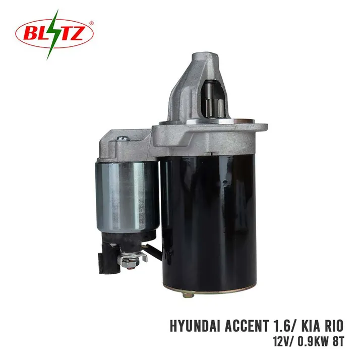 HYUNDAI ACCENT 1.6 KIA RIO STARTER ASSEMBLY 12V 0.9KW (8 TEETH) BLITZ