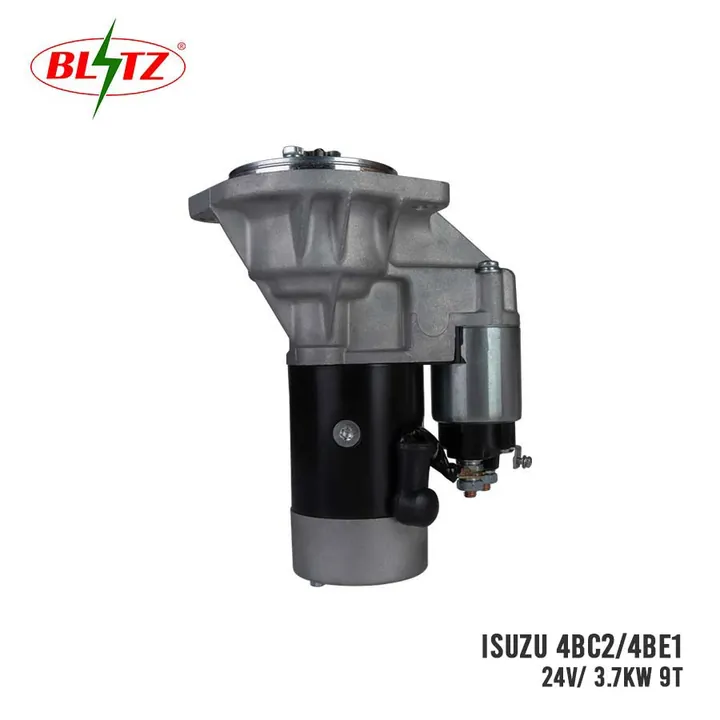 ISUZU 4BC2 4BE1 STARTER ASSEMBLY 24V 3.7KW (9 TEETH) BLITZ BSI-3203