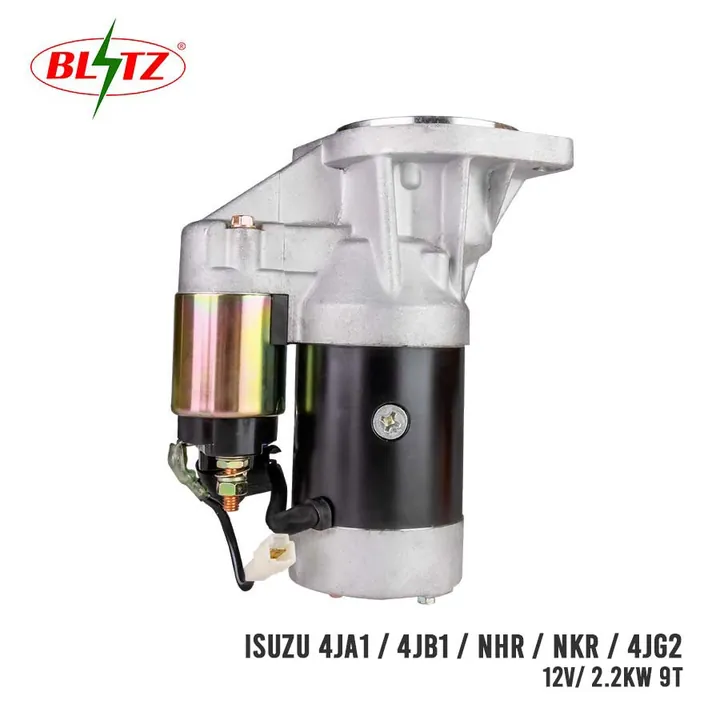 ISUZU 4JA1 4JB1 NHR NKR 4JG2 STARTER ASSEMBLY 12V 2.2KW (9 TEETH) BLITZ