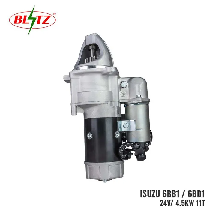 ISUZU 6BB1 6BD1 STARTER ASSEMBLY 24V 4.5KW (11 TEETH) BLITZ