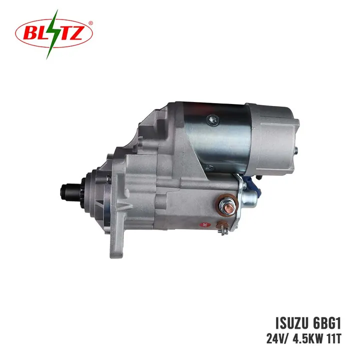 ISUZU 6BG1 STARTER ASSEMBLY 24V 4.5KW (11 TEETH) BLITZ