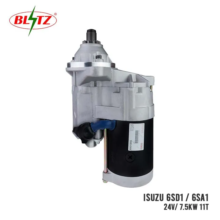 ISUZU 6SD1 6SA1 STARTER ASSEMBLY 24V 7.5KW (11 TEETH) BLITZ