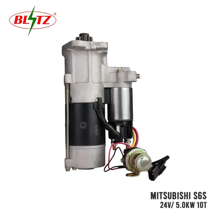 MITSUBISHI S6S STARTER ASSEMBLY 24V 5.0KW (10 TEETH) BLITZ