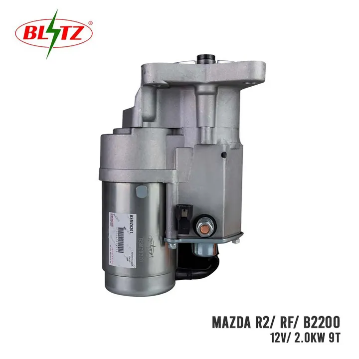 MAZDA R2 RF B2200 STARTER ASSEMBLY 12V 2.0KW (9 TEETH) BLITZ