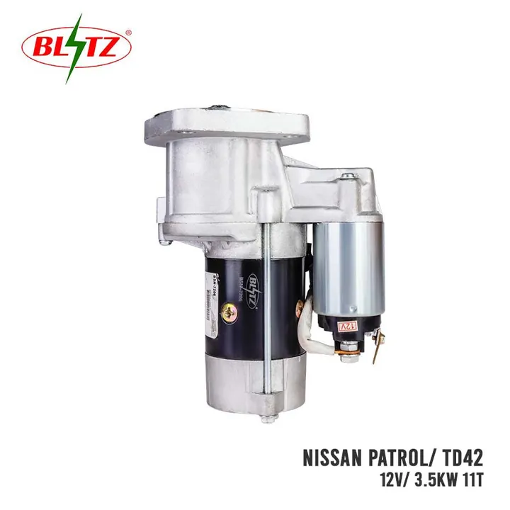 NISSAN PATROL TD42 STARTER ASSEMBLY 12V 3.5KW (11 TEETH) BLITZ