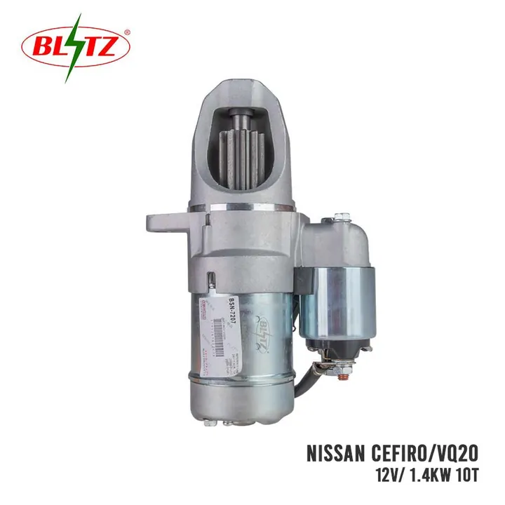 NISSAN CEFIRO VQ20 STARTER ASSEMBLY 12V 1.4KW (10 TEETH) BLITZ