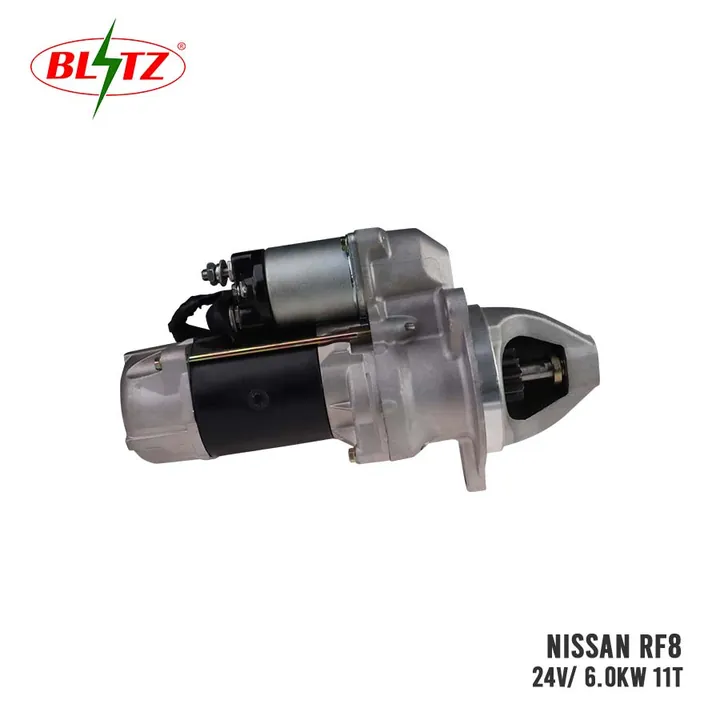 NISSAN RF8 STARTER ASSEMBLY 24V 6.0KW (11 TEETH) BLITZ