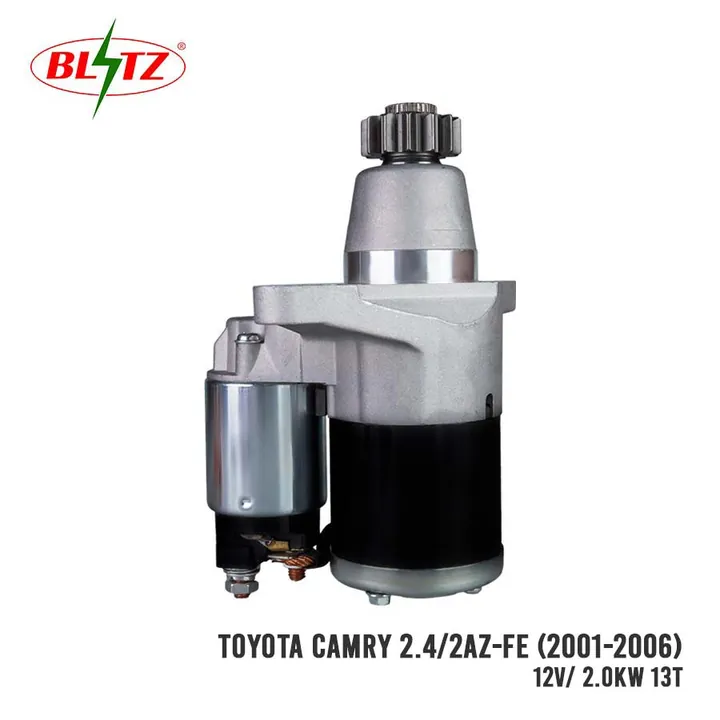 TOYOTA CAMRY 2.4 2AZ-FE 13T 2001 – 2006 STARTER ASSEMBLY 12V 2.0KW (13 TEETH) BLITZ