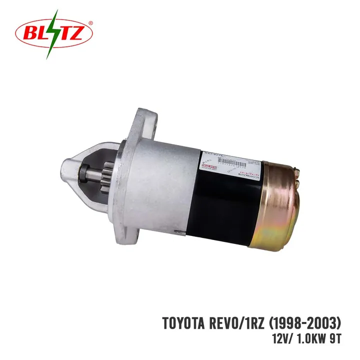TOYOTA REVO 1RZ 1998 -2003 STARTER ASSEMBLY 12V 1.0KW (9 TEETH) BLITZ