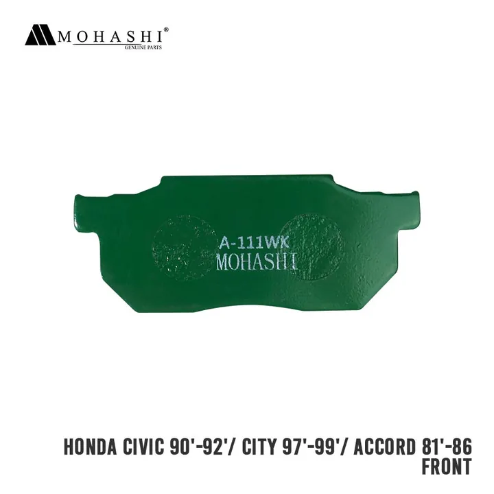 HONDA CIVIC CITY ACCORD 1990 – 1999 FRONT BRAKE PADS MOHASHI (4 PCS)