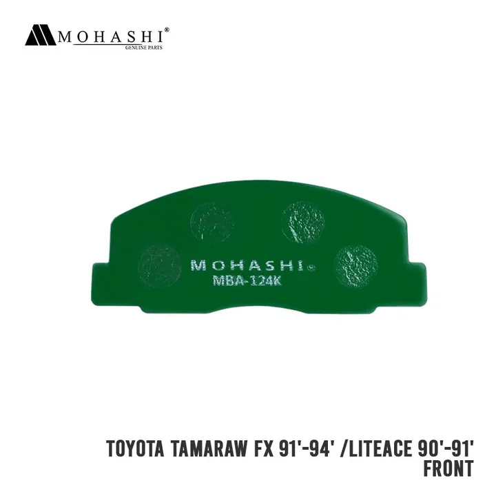 TOYOTA TAMARAW FX LITEACE 1991 – 1995 FRONT BRAKE PADS MOHASHI (4 PCS)