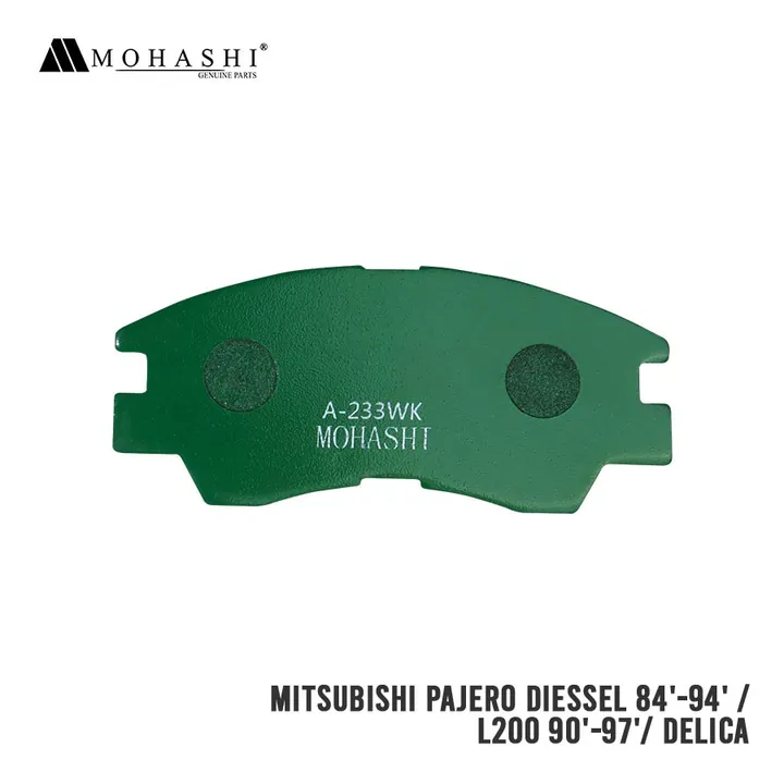 MITSUBISHI PAJERO DIESEL MITSUBISHI L200 DELICA 1984 – 1997 BRAKE PADS MOHASHI (4 PCS)