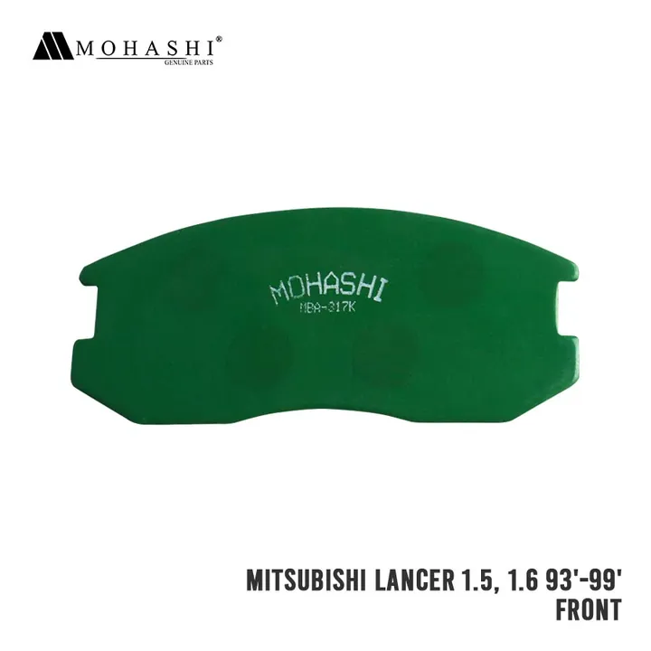MITSUBISHI LANCER 1.5 1.6 93′-99′ FRONT BRAKE PADS MOHASHI (4 PCS)