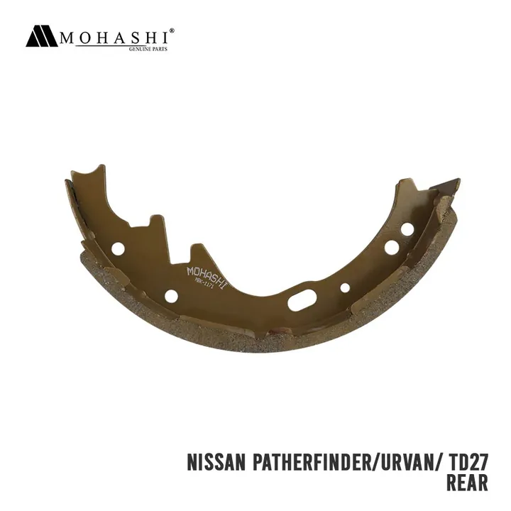 NISSAN PATHERFINDER URVAN TD27 REAR BRAKE SHOE MOHASHI MBK-171 (4 PCS)