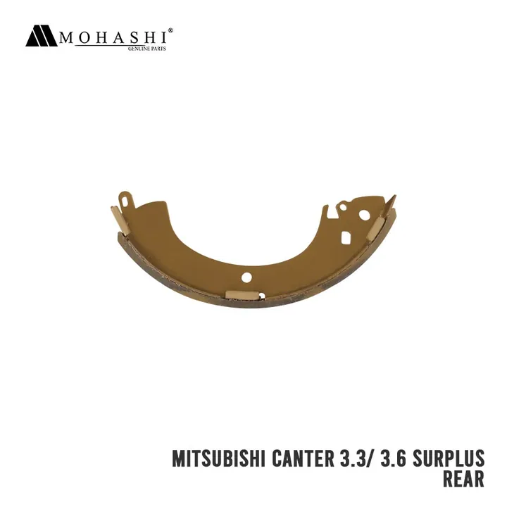 MITSUBISHI CANTER 3.3 3.6 SURPLUS REAR BRAKE SHOE MOHASHI MBK-668 (4 PCS)
