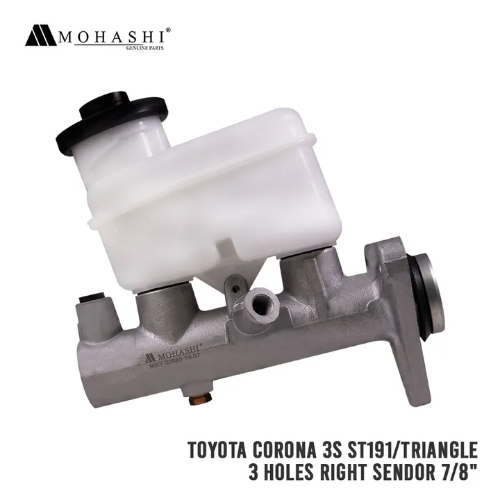 TOYOTA CORONA 3S ST191 TRIANGLE 3 HOLES RIGHT SENDOR 7/8″ BRAKE MASTER MOHASHI 47201-20860