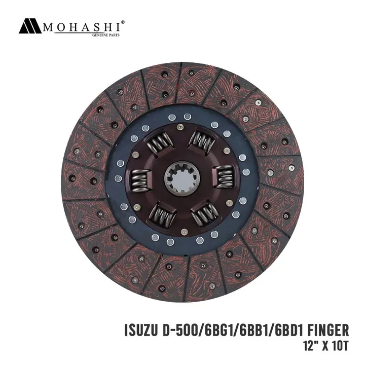 ISUZU D-500 6BG1 6BB1 6BD1 FINGER CLUTCH DISC 12 INCHES x 10 TEETH MOHASHI