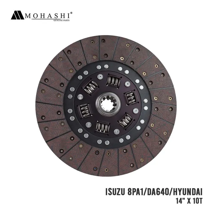 ISUZU 8PA1 DA640 HYUNDAI CLUTCH DISC 14 INCHES x 10 TEETH MOHASHI