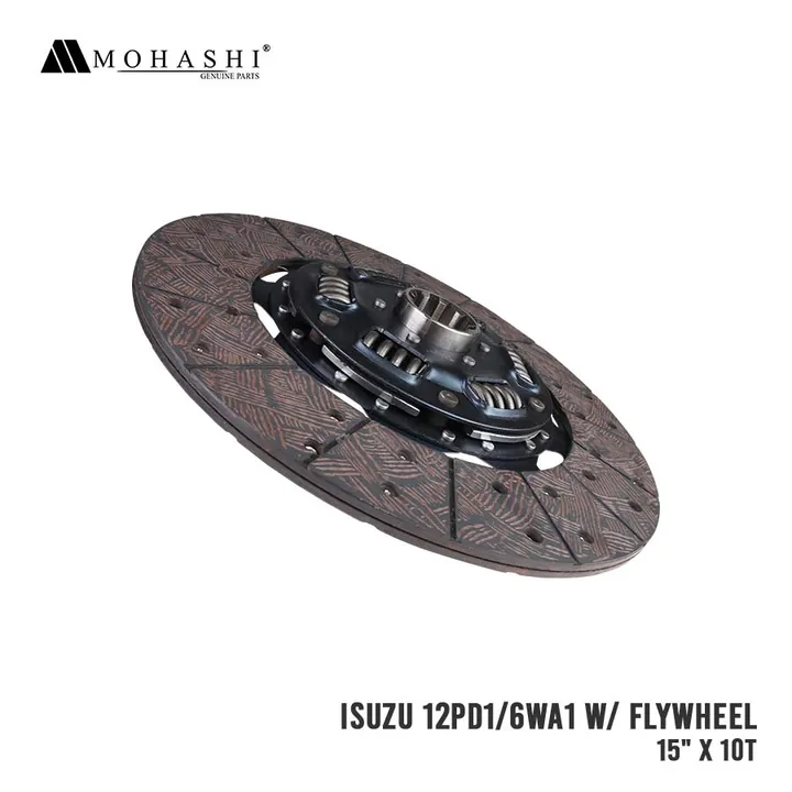 ISUZU 12PD1 6WA1 WITH FLYWHEEL CLUTCH DISC 15 INCHES x 10 TEETH REF. ISD-032 MOHASHI