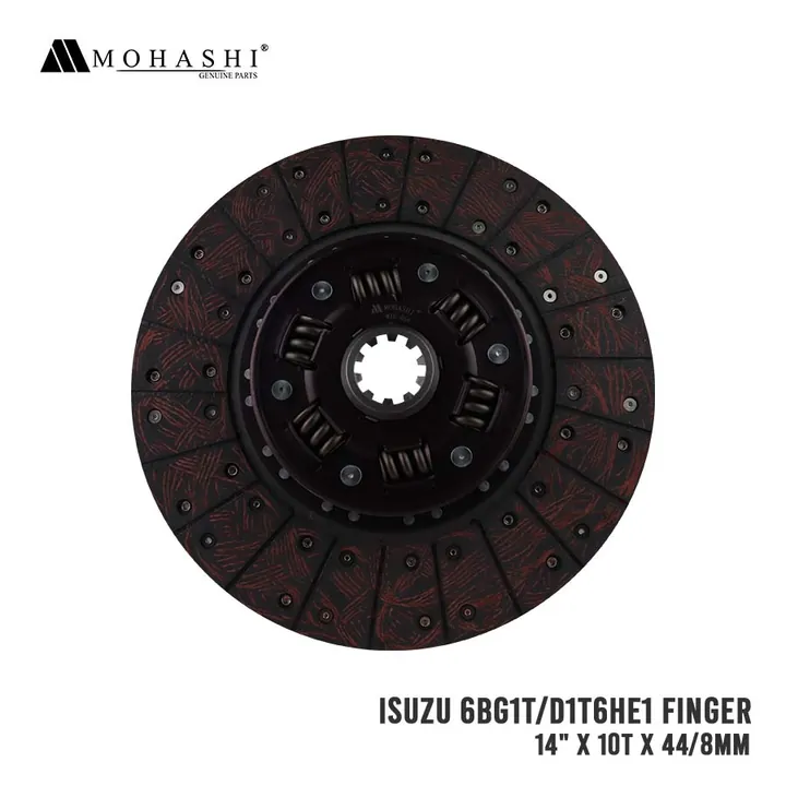 ISUZU 6BG1T D1T 6HE1 FINGER CLUTCH DISC 8MM 14 INCHES x 10 TEETH x 44 REF. ISD-054 MOHASHI