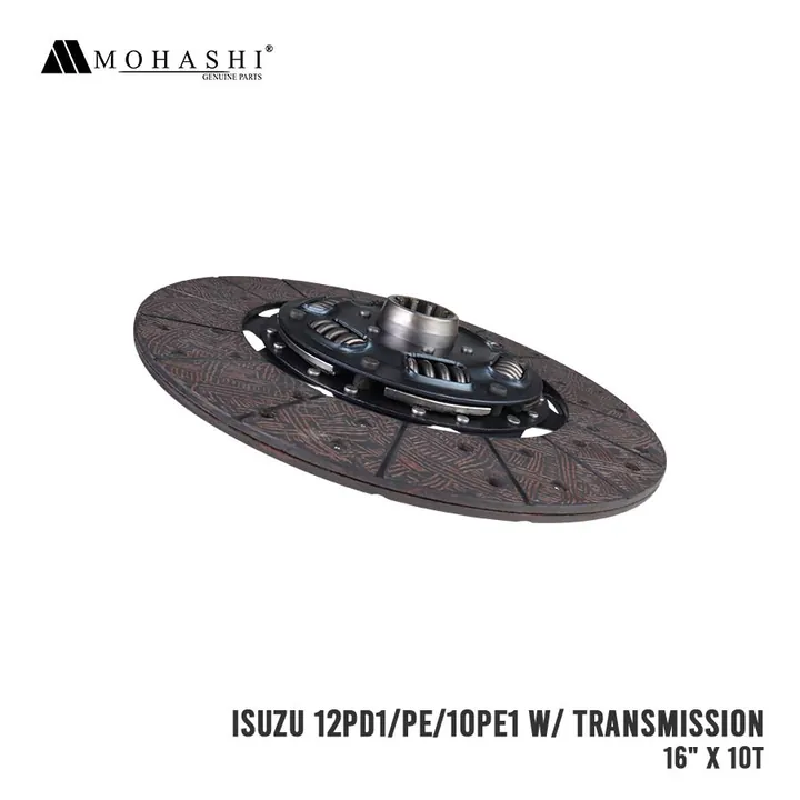 ISUZU 12PD1 PE 10PE1 W/ TRANSMISSION CLUTCH DISC 16 INCHES x 10 TEETH REF ISD-068 MOHASHI