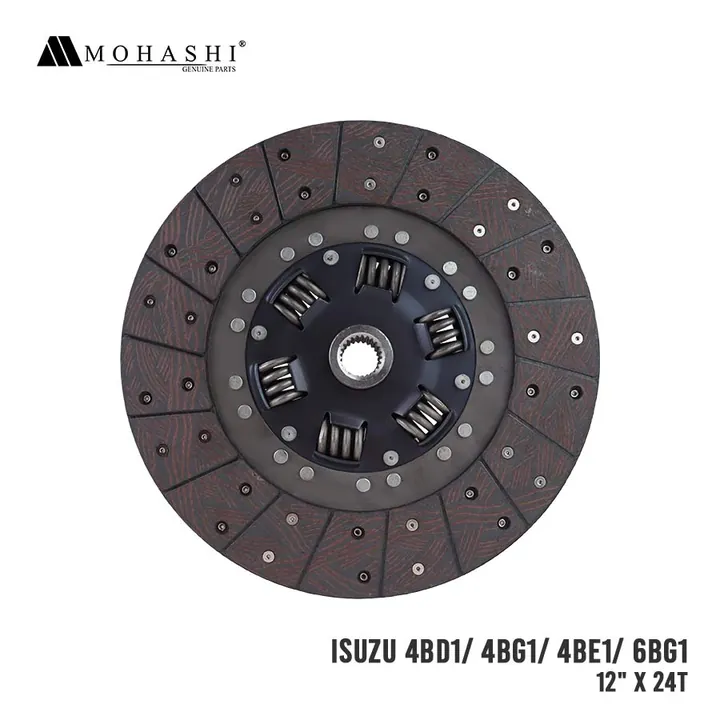 ISUZU 4BD1 4BG1 4BE1 6BG1 CLUTCH DISC 12 INCHES x 24 TEETH REF. ISD-114 MOHASHI