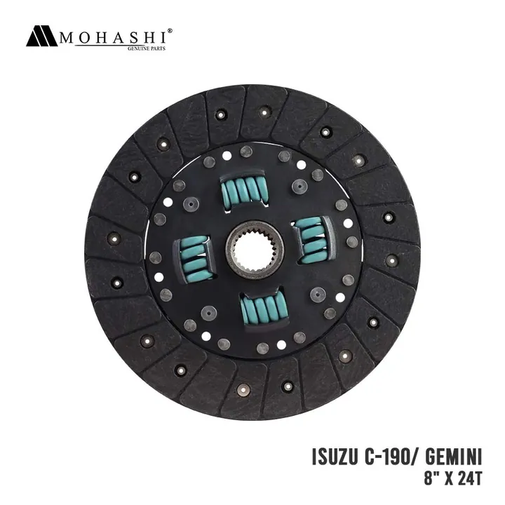 ISUZU C-190 GEMINI CLUTCH DISC 8 INCHES x 24 TEETH 38MM REF. SA-294/ ISD-115 MOHASHI