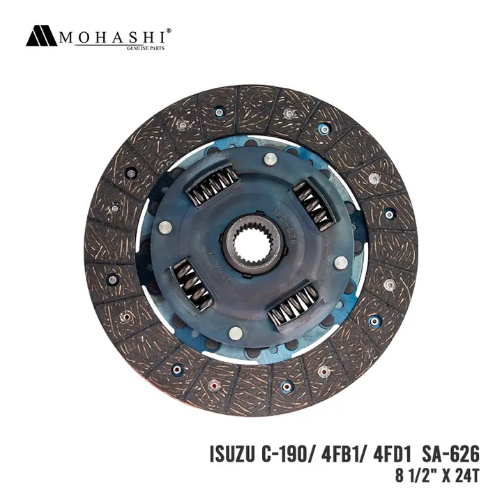 ISUZU C-190 4FB1  4FD1 CLUTCH DISC 8 ½ INCHES x 24 TEETH SA-626 / ISD-117 MOHASHI