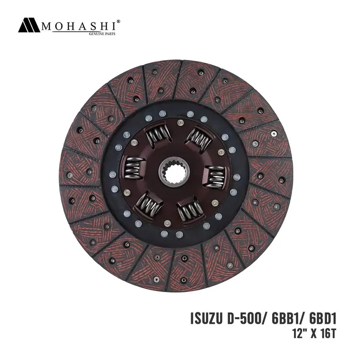 ISUZU D-500 6BB1 6BD1 CLUTCH DISC 12 INCHES x 16 TEETH REF. SA-158 MOHASHI