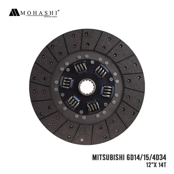 MITSUBISHI 6D14 6D15 4D34 CLUTCH DISC 12 INCHES x 14 TEETH MOHASHI