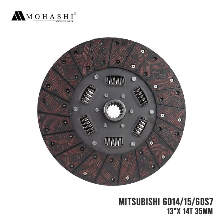 MITSUBISHI 6D14 6D15 6DS7 CLUTCH DISC 13 INCHES x 14 TEETH 35MM MOHASHI