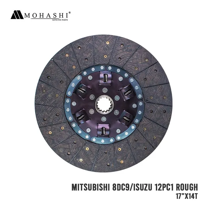 MITSUBISHI 8DC9 ISUZU 12PC1 ROUGH CLUTCH DISC 17 INCHES x 14 TEETH MOHASHI