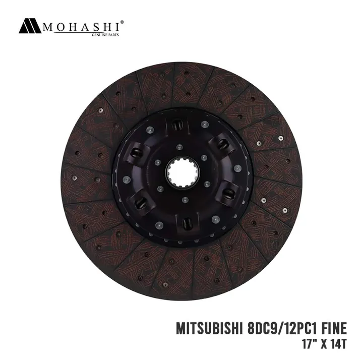 MITSUBISHI 8DC9 12PC1 FINE CLUTCH DISC 17 INCHES  x 14 TEETH MOHASHI