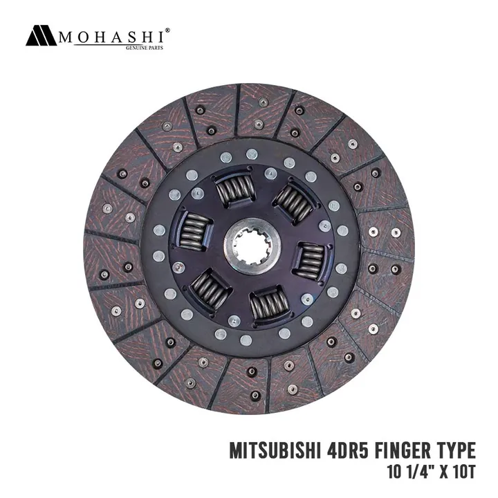 MITSUBISHI 4DR5 FINGER TYPE CLUTCH DISC 10 ¼  INCHES x 10 TEETH REF. SA-155 MOHASHI