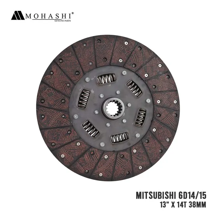 MITSUBISHI 6D14 6D15 CLUTCH DISC 13 INCHES x 14 TEETH 38MM REF. MFD-033 MOHASHI