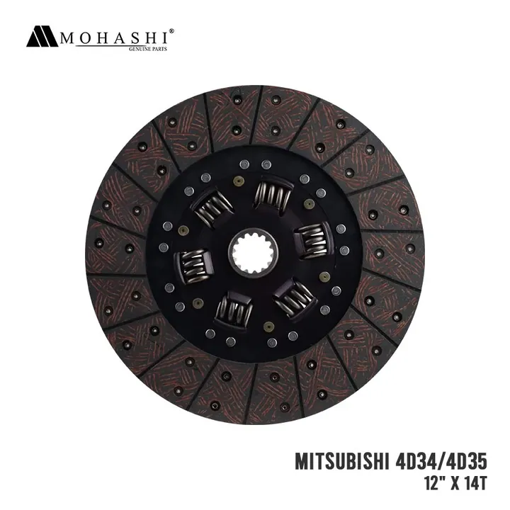 MITSUBISHI 4D34 4D35 CLUTCH DISC 12 INCHES x 14 TEETH MOHASHI